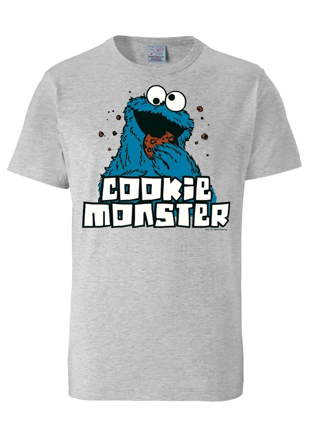 

Футболка с принтом KRÜMELMONSTER LOGOSHIRT, серый