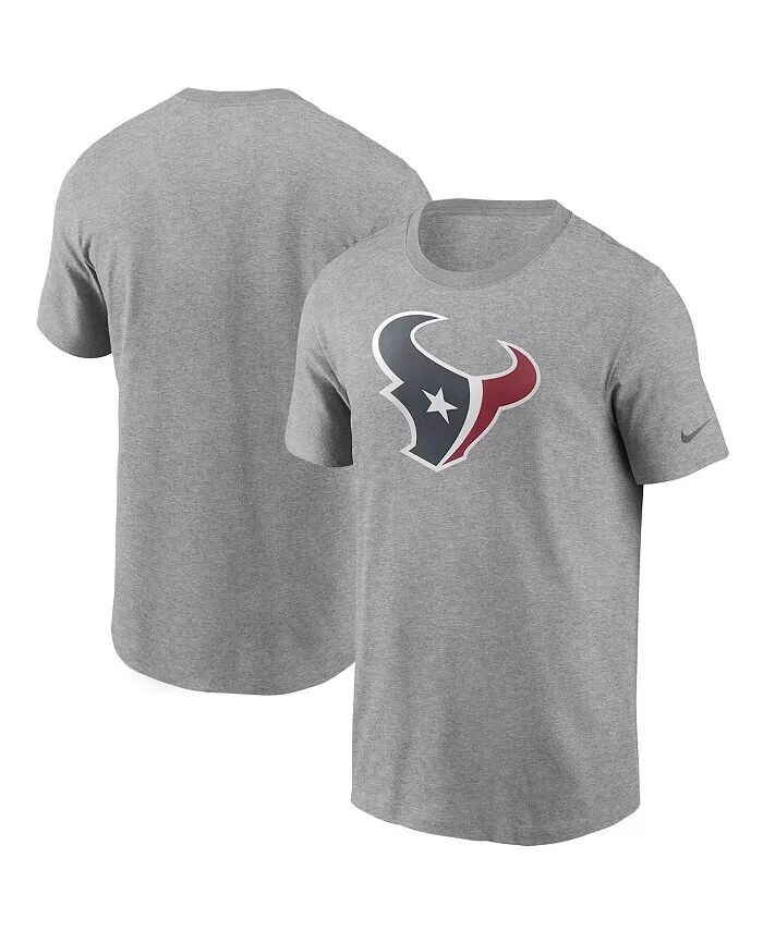 

Мужская серая футболка с логотипом Houston Texans Primary Logo Nike