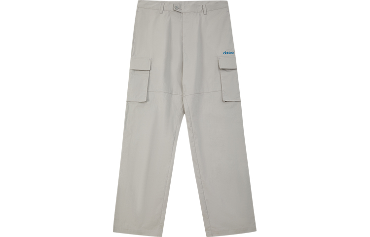 

Clot Свободные брюки прямого кроя, повседневные брюки для мужчин, серые