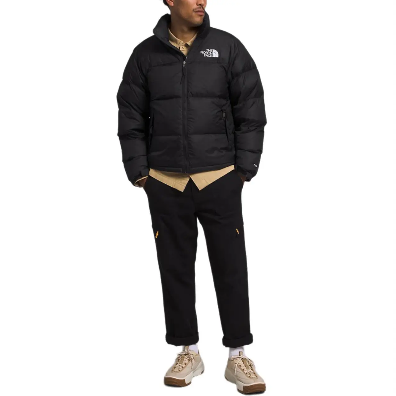 

Коллекция 1996 года. Пуховики и пальто мужские, черные The North Face, черный