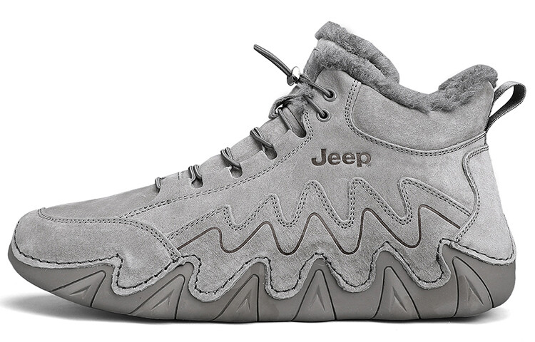 

Зимние ботинки мужские серые Jeep
