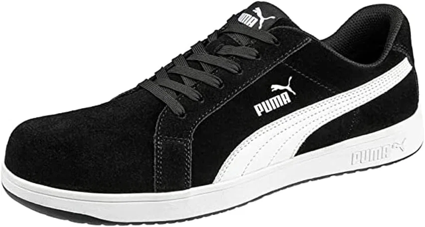 Мужские кроссовки Puma Iconic Suede Low ASTM Eh Oxford, Black White
