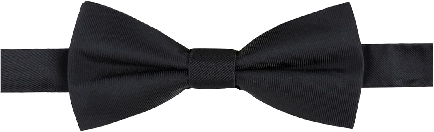 

Мужские галстуки-бабочки Calvin Klein Unison Solid, готовые и готовые к завязыванию, Black To-Tie