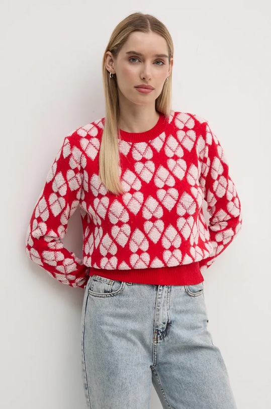 

Свитер с добавлением шерсти United Colors Of Benetton, красный