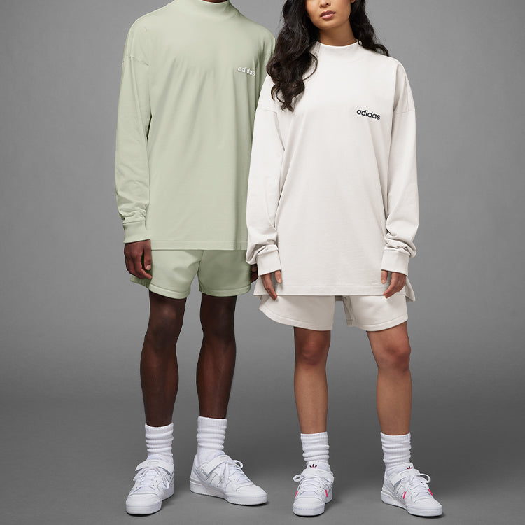 Футболка adidas Basketball Long Sleeve Tee 'Green' IA3422, зеленый — фото 3