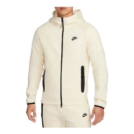 

Куртка Nike Sportswear Tech Fleece Hooded Jackets Asia Sizing 'Coconut', бежевый