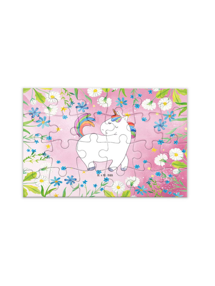 

Mr. & Mrs. Panda Головоломка «Единорог, прогуливающийся без слов» в пастельно-красном цвете