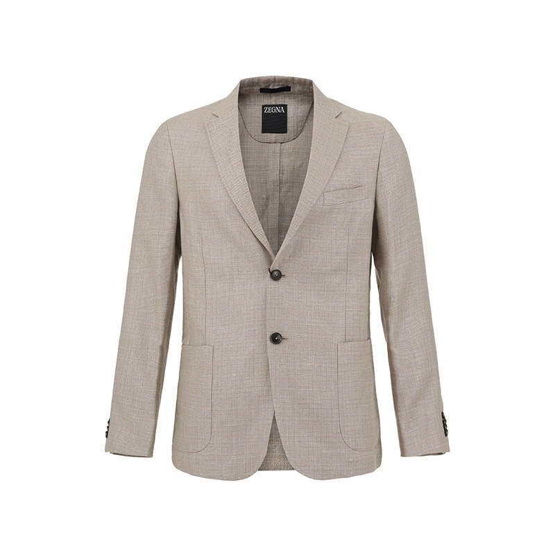 

Ermenegildo Zegna Джаккардовый пиджак Zegna, Dark Beige