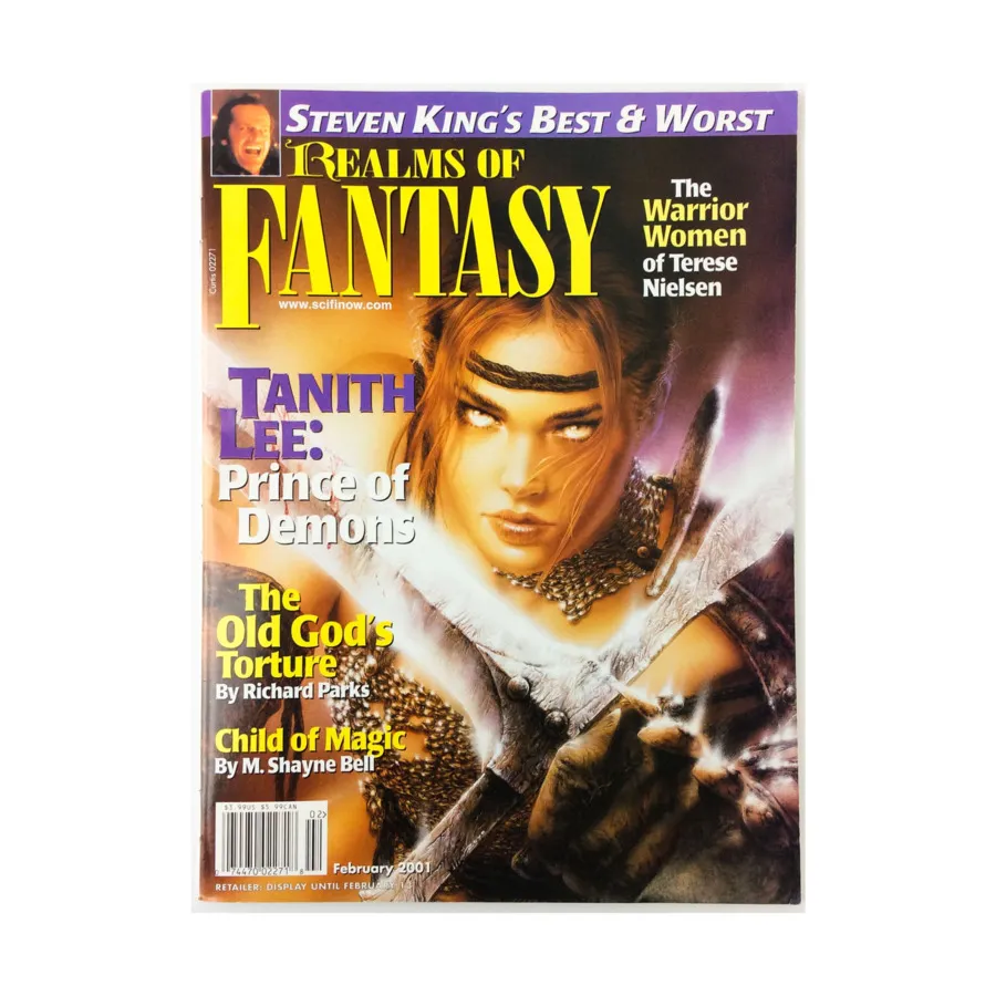 

Журнал 2001 February "Tanith Lee, Prince of Demons, Warrior Women of Terese Nielsen", Realms of Fantasy Magazine