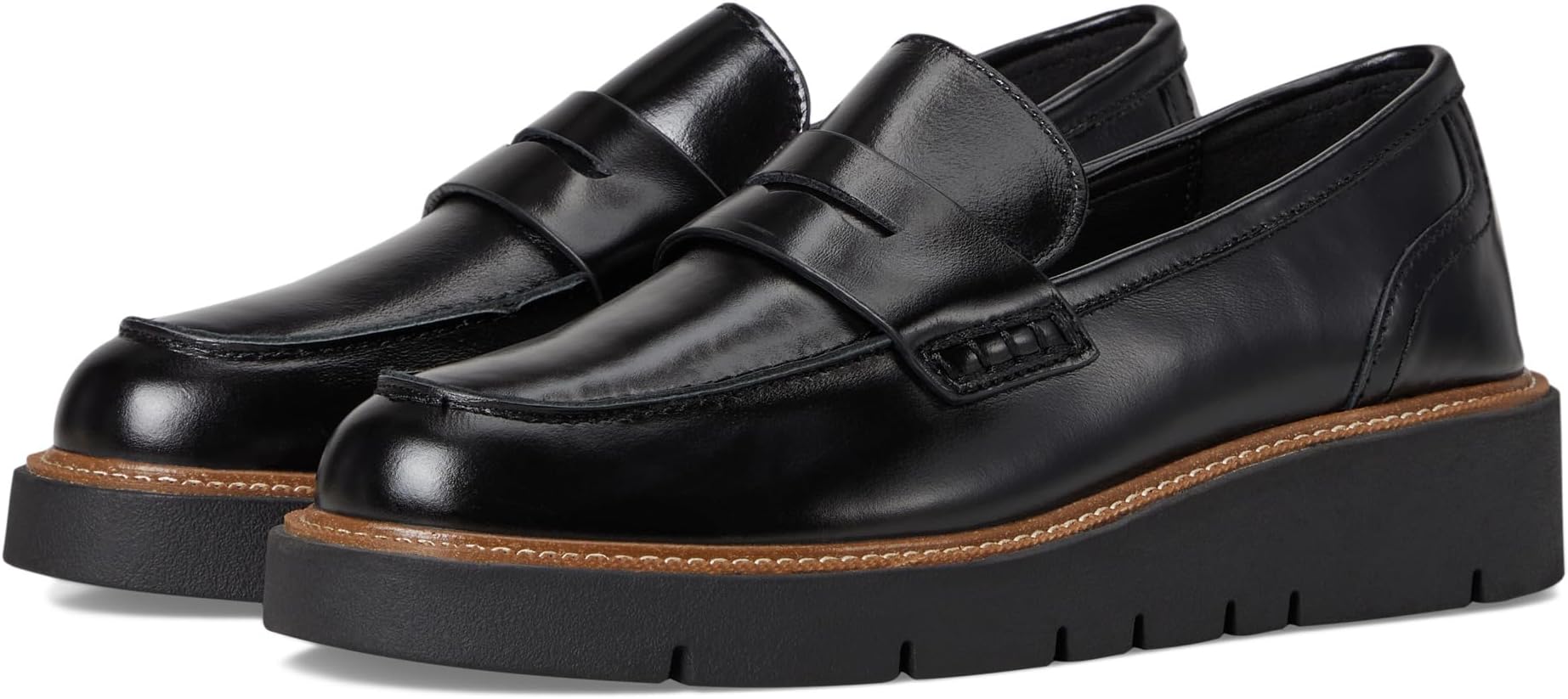 Лоферы Blondo Women's Mariana Waterproof, Black Leather