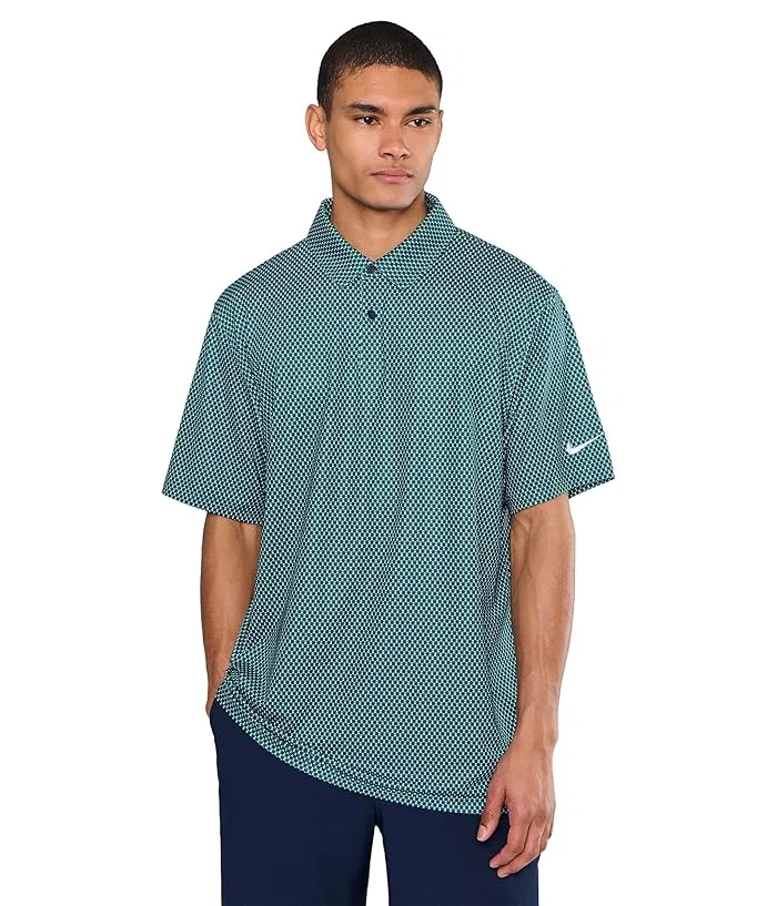 Футболка поло Dri-FIT Good Floral Nike, Malachite/College Navy/White