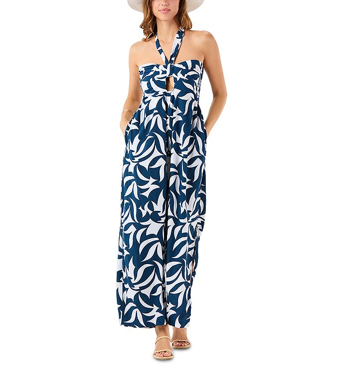 

Liv Halter вырезанный комбинезон Slim Fit Tiare Hawaii, синий