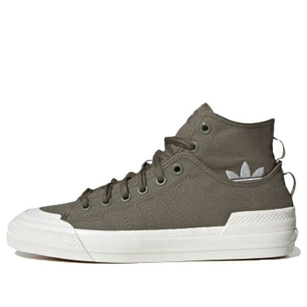 

Кроссовки nizza высокие dl Adidas, зеленый