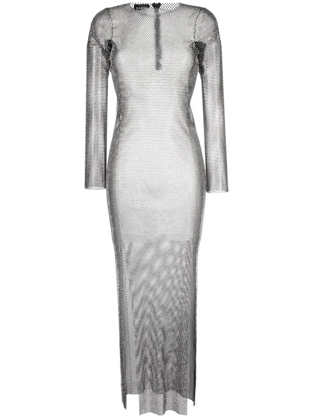 

Декорированное платье макси Santa Brands, черный