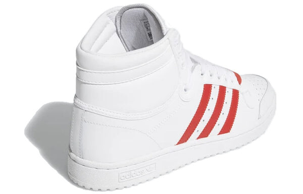 Кроссовки топ десятка высокие Adidas, белый — фото 3