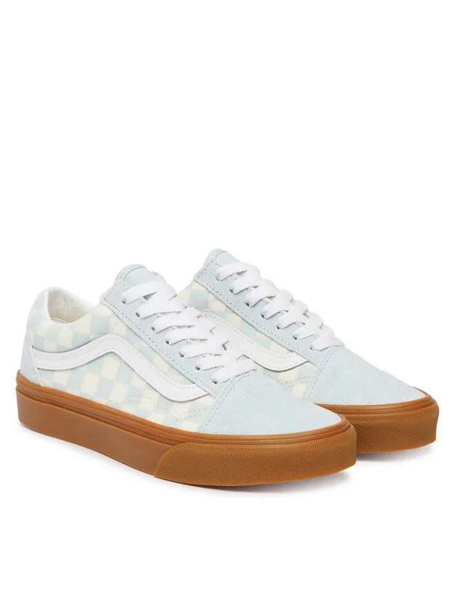Vans Кроссовки Old Skool VN000D2VCJF1 светло-голубого цвета из ткани — фото 2