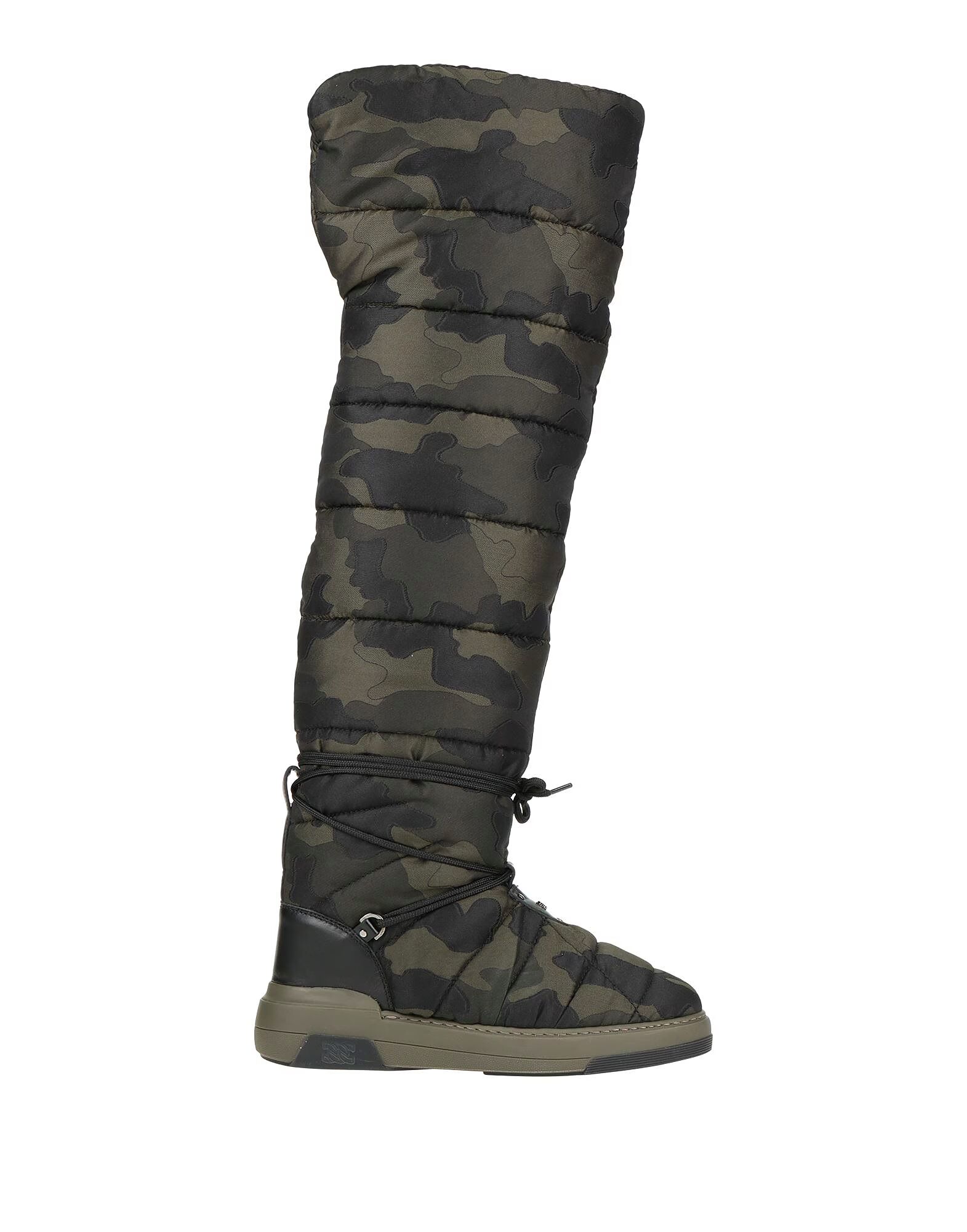 Ботинки Casadei, зеленый