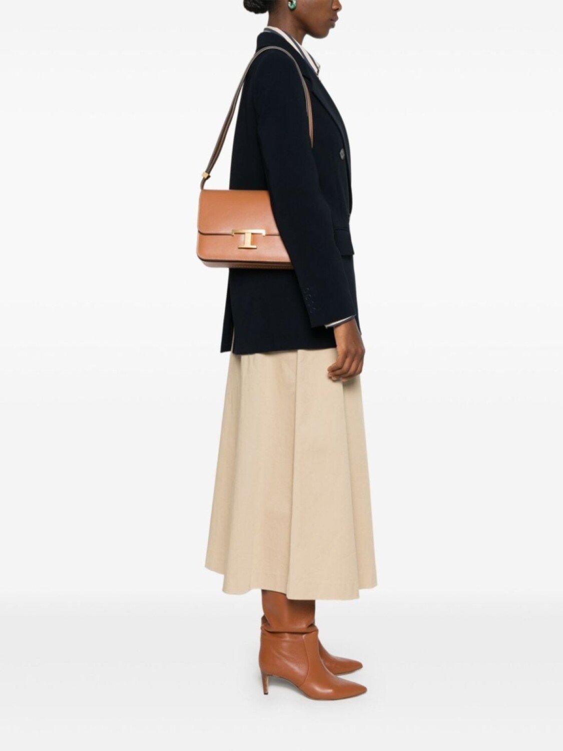 

Tod's сумка через плечо T-Timeless, коричневый