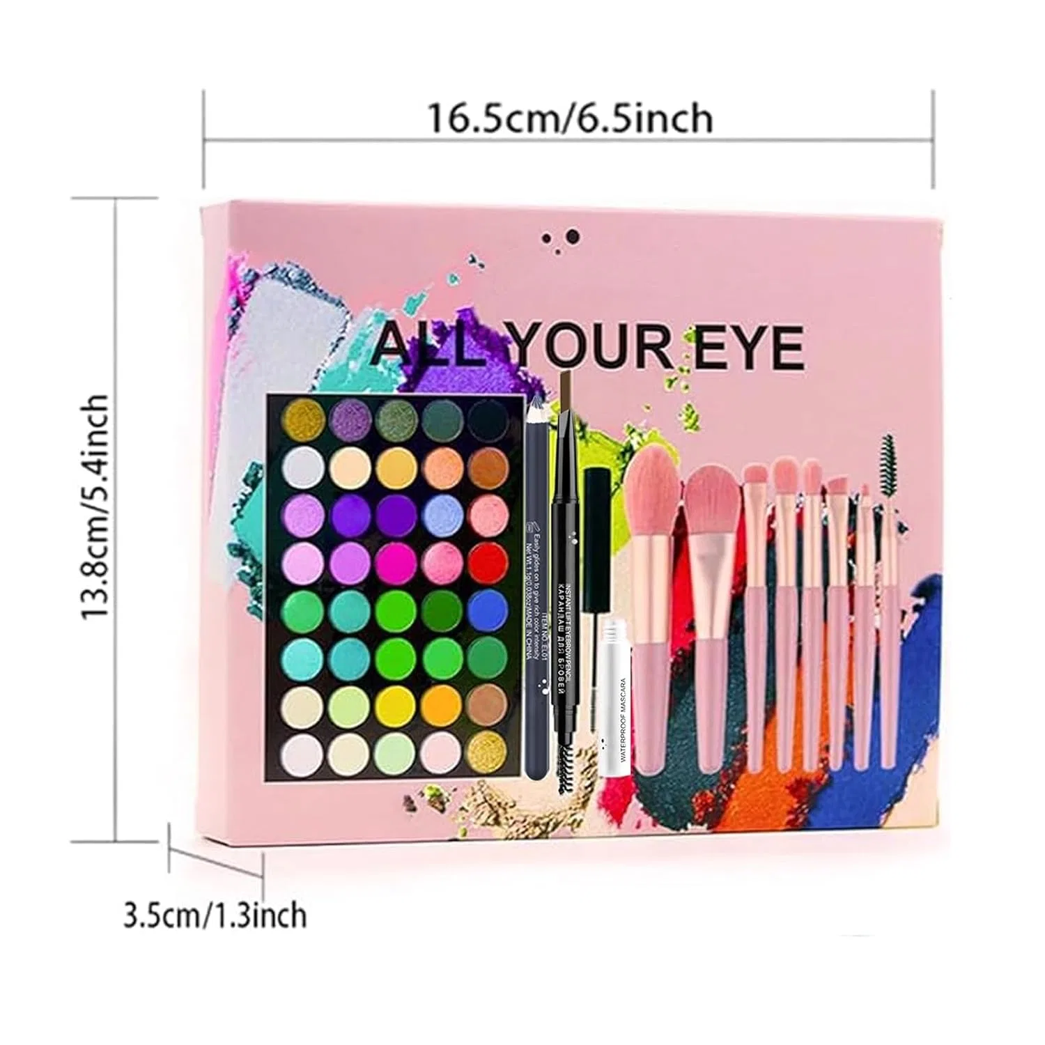 Набор косметики для глаз с 40 цветами теней Wishesmar, Eye Makeup Sets E — фото 2