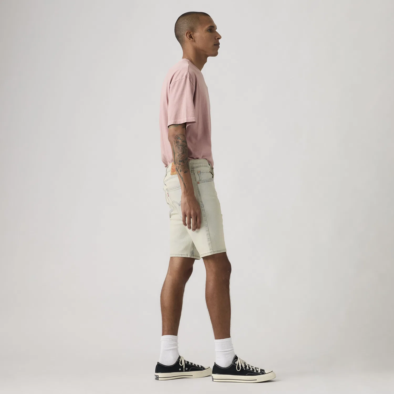 412 Узкие мужские шорты 9 дюймов Levi's, Light Wash — фото 4