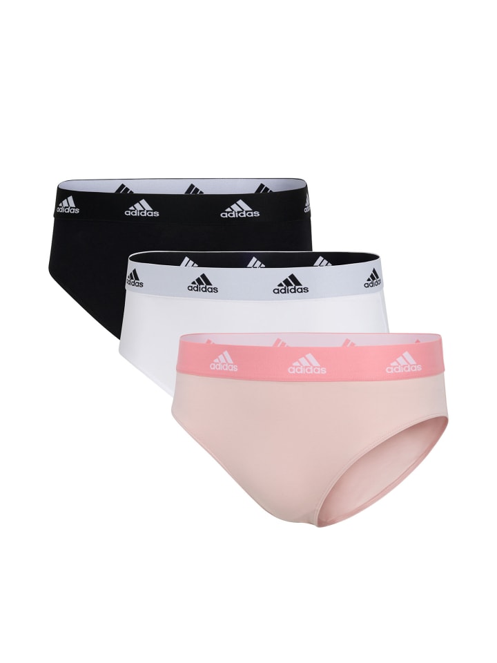 

Трусы adidas Slip Active Comfort Cotton, цвет schwarz, weiß, rosa