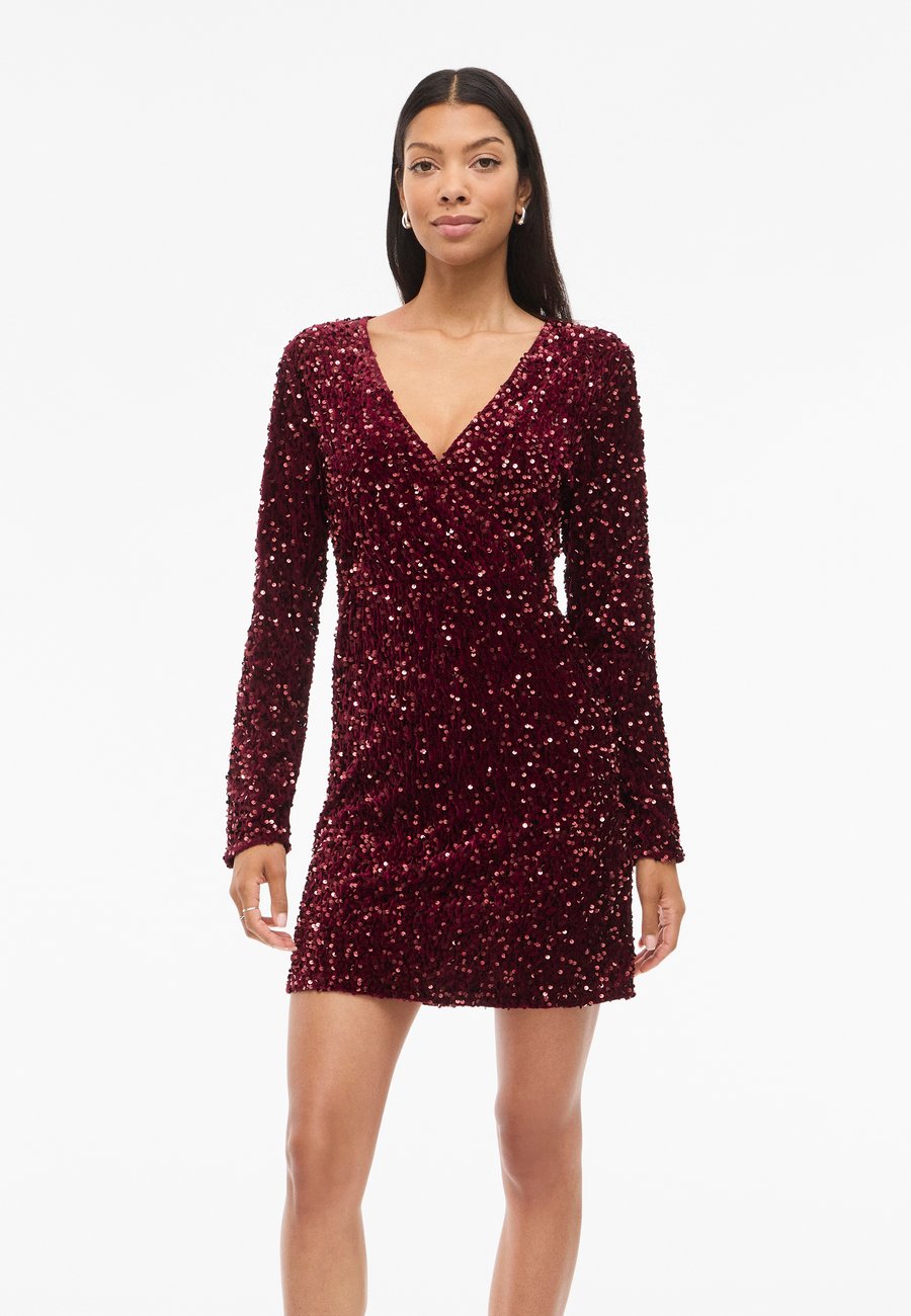

Платье VILA VIBELIEVE DRESS, Winetasting/Dark Red