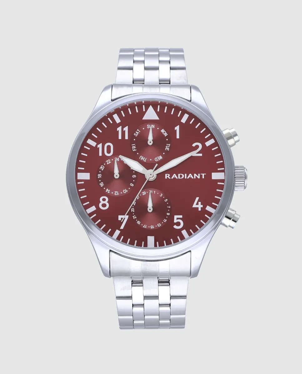 

Мужские часы Caiman RA612708 из стали с серебряным ремешком Radiant, серебряный