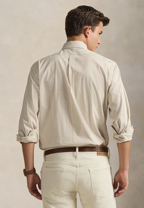Спортивная рубашка с длинным рукавом Polo Ralph Lauren, Coastal Beige/White — фото 3