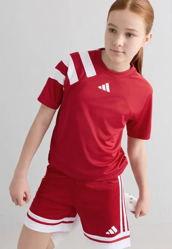 Футболка с принтом Adidas Performance Fortore 23, красно-белая