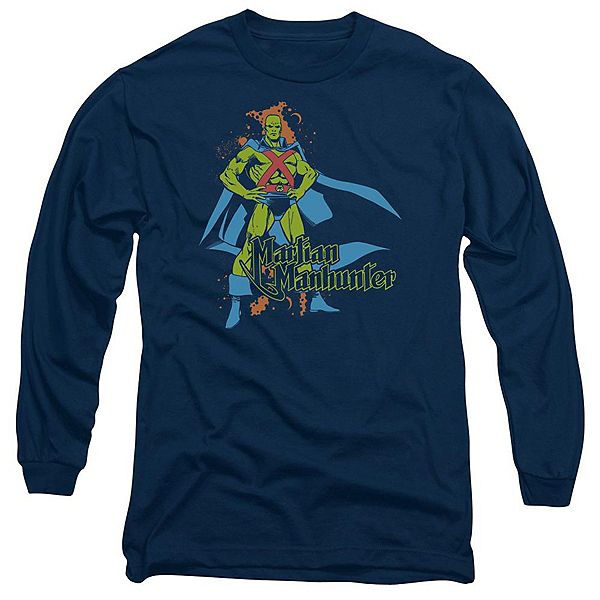 

Футболка с длинным рукавом DC Comics Martian Manhunter для взрослых Licensed Character
