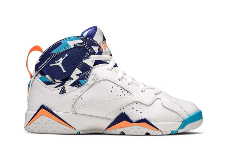 Кроссовки Air Jordan Air Jordan 7 Retro GS 'Chlorine Blue', синий — фото 2
