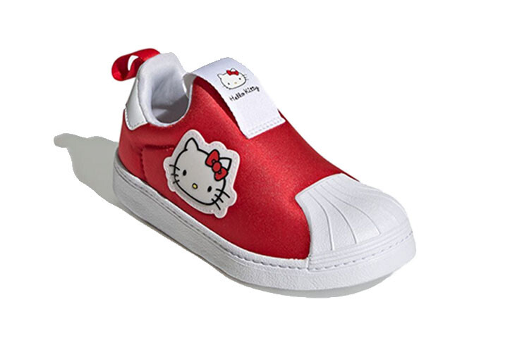Кроссовки Adidas Superstar 360 Hello Kitty Vivid Red Cloud White Core Black PS — фото 3