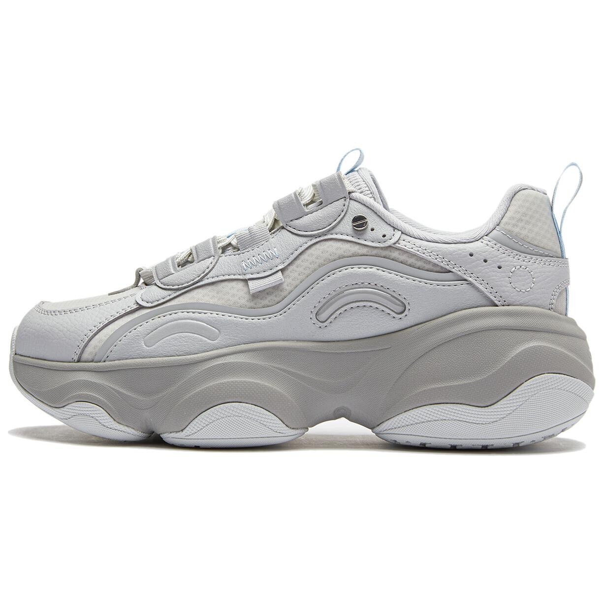 

Кроссовки LINING Lifestyle Shoes Women's Low-top Coin Grey / Kawa Lime, серый