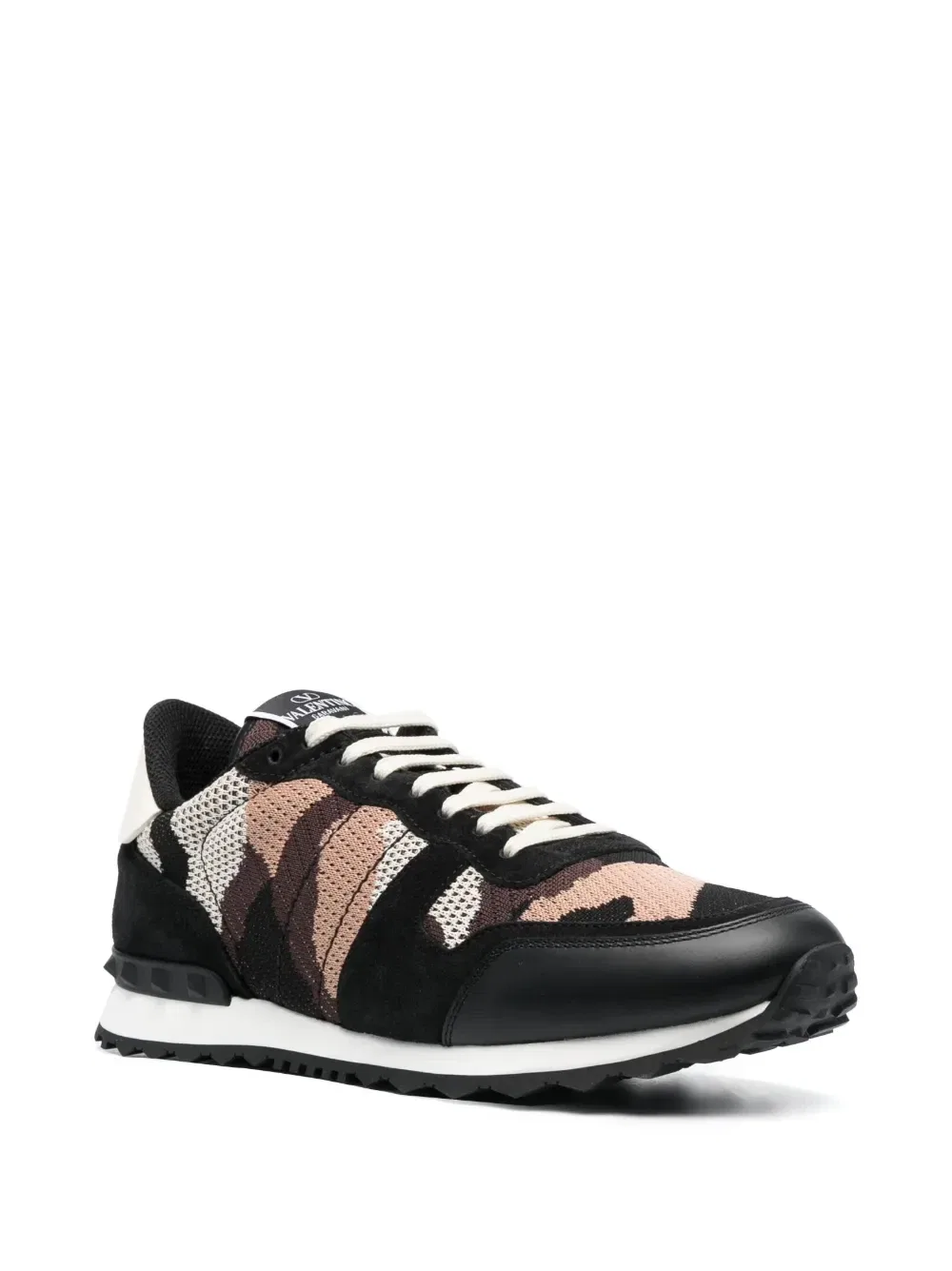 Кроссовки Camouflage Rockrunner Valentino Garavani, черный — фото 2
