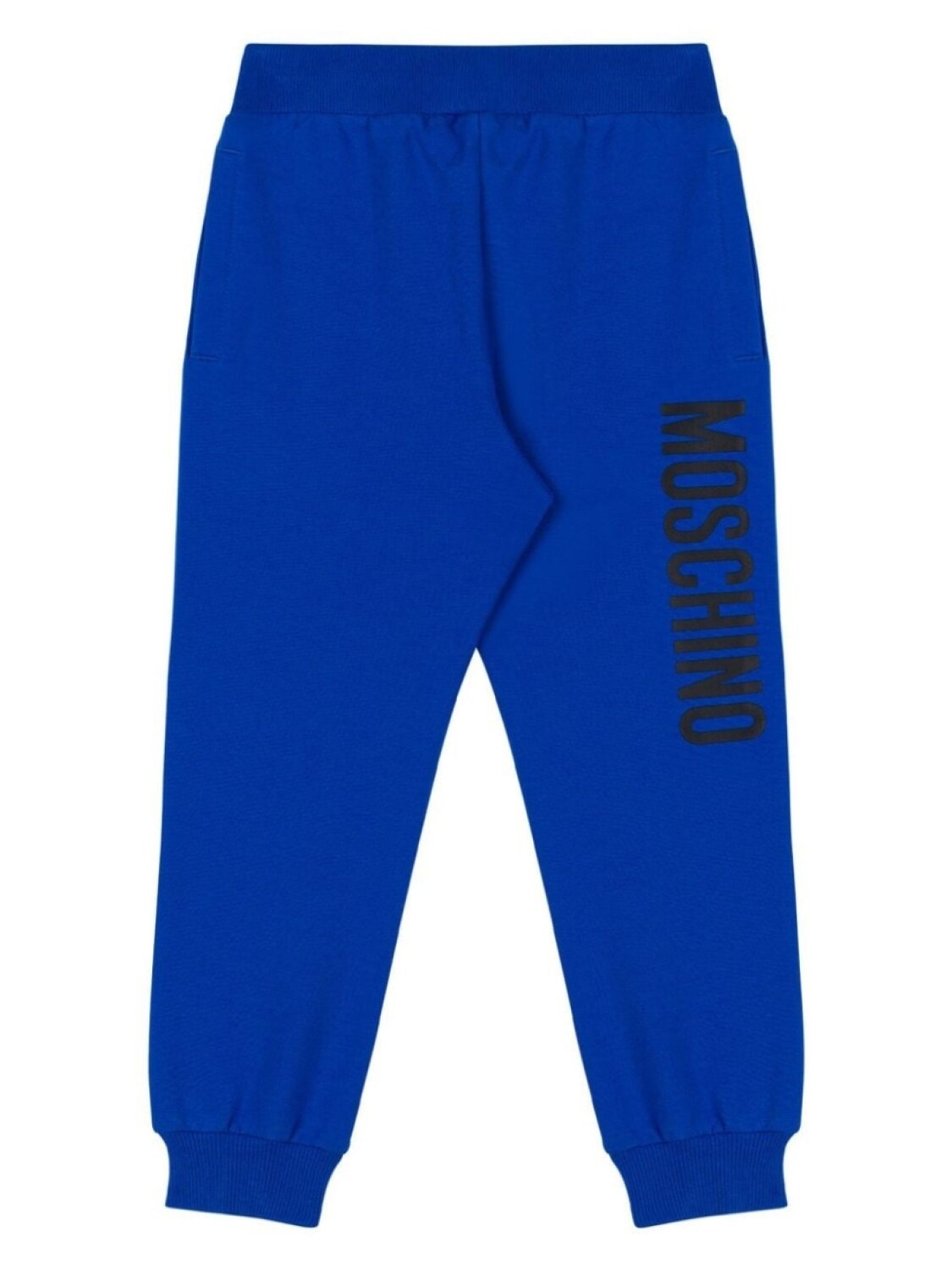 

Moschino Kids спортивные брюки с логотипом, синий