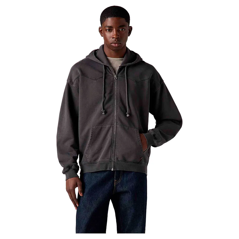 

Толстовка Levi's Lowell Western full zip, черный