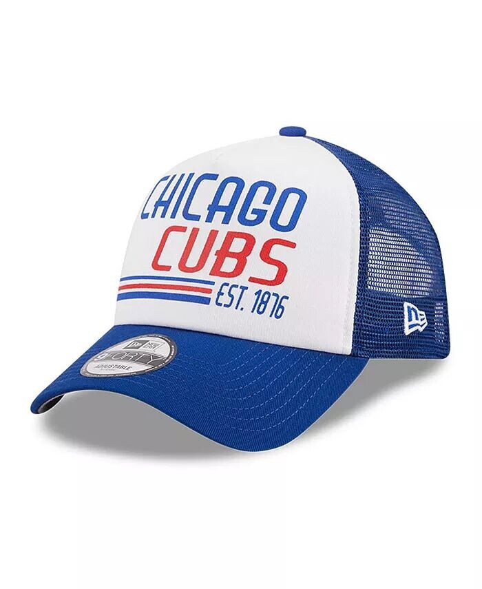 

Мужская белая кепка Royal Chicago Cubs Stacked A-Frame Trucker 9FORTY Adjustable New Era