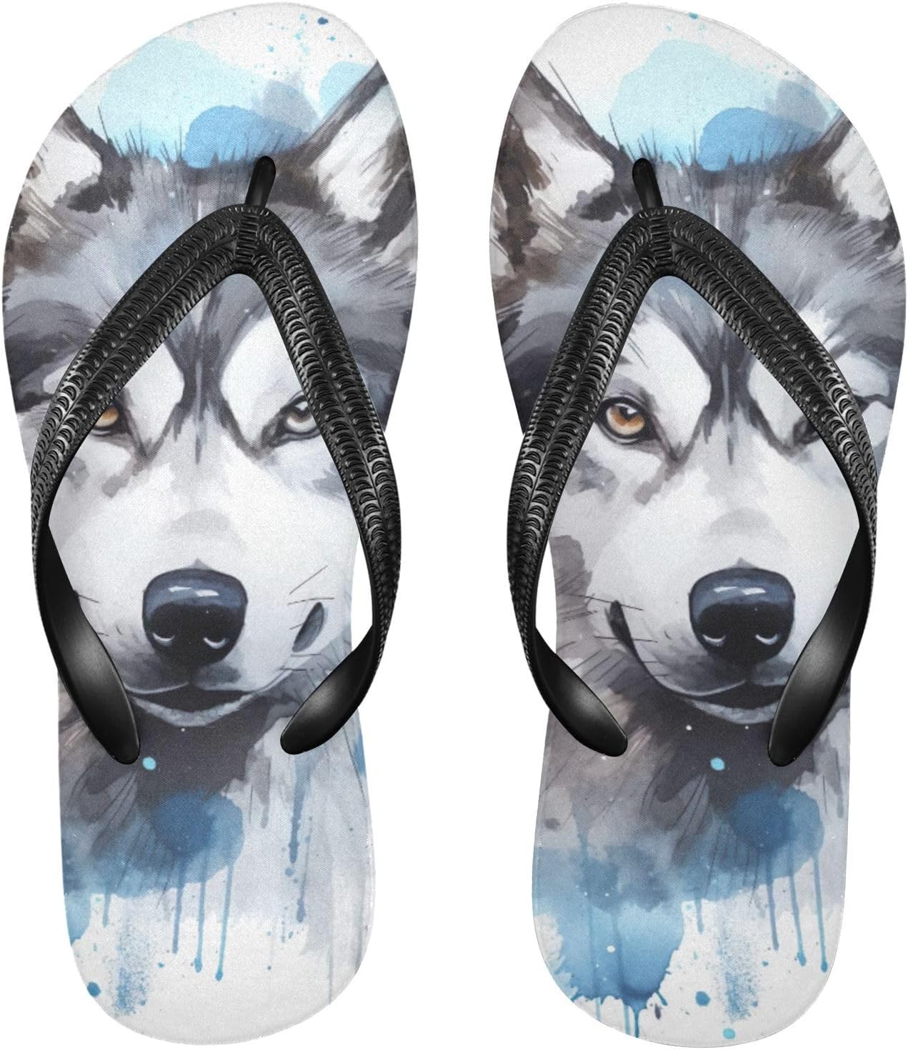 

Шлепанцы для пляжа, хаски, летние повседневные сандалии для женщин и мужчин, обувь для душа 20853646 Kfbe, Husky