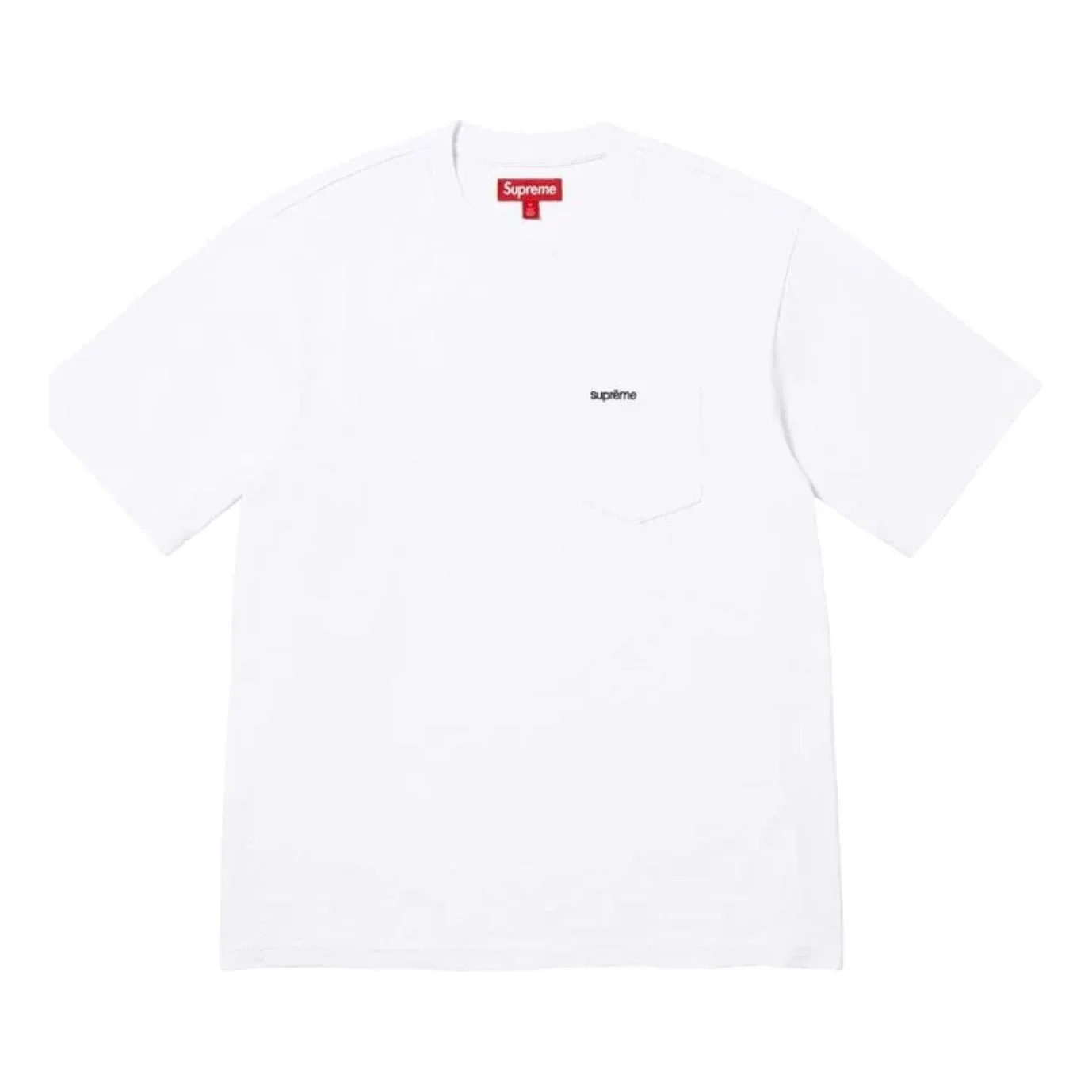 Футболка Supreme SS26 с карманом, белая