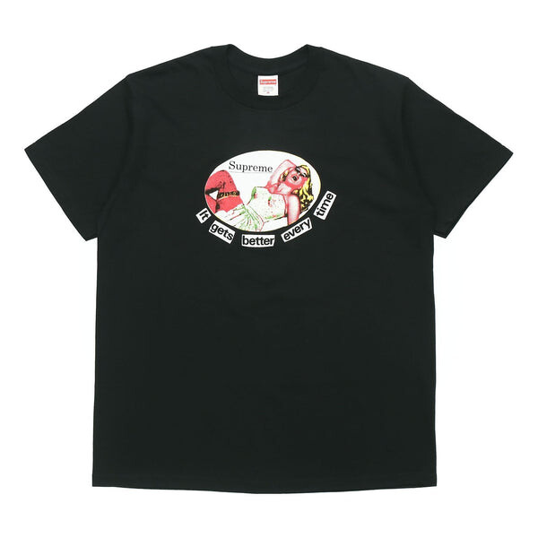

Футболка ss19 it gets better every time tee Supreme, черный