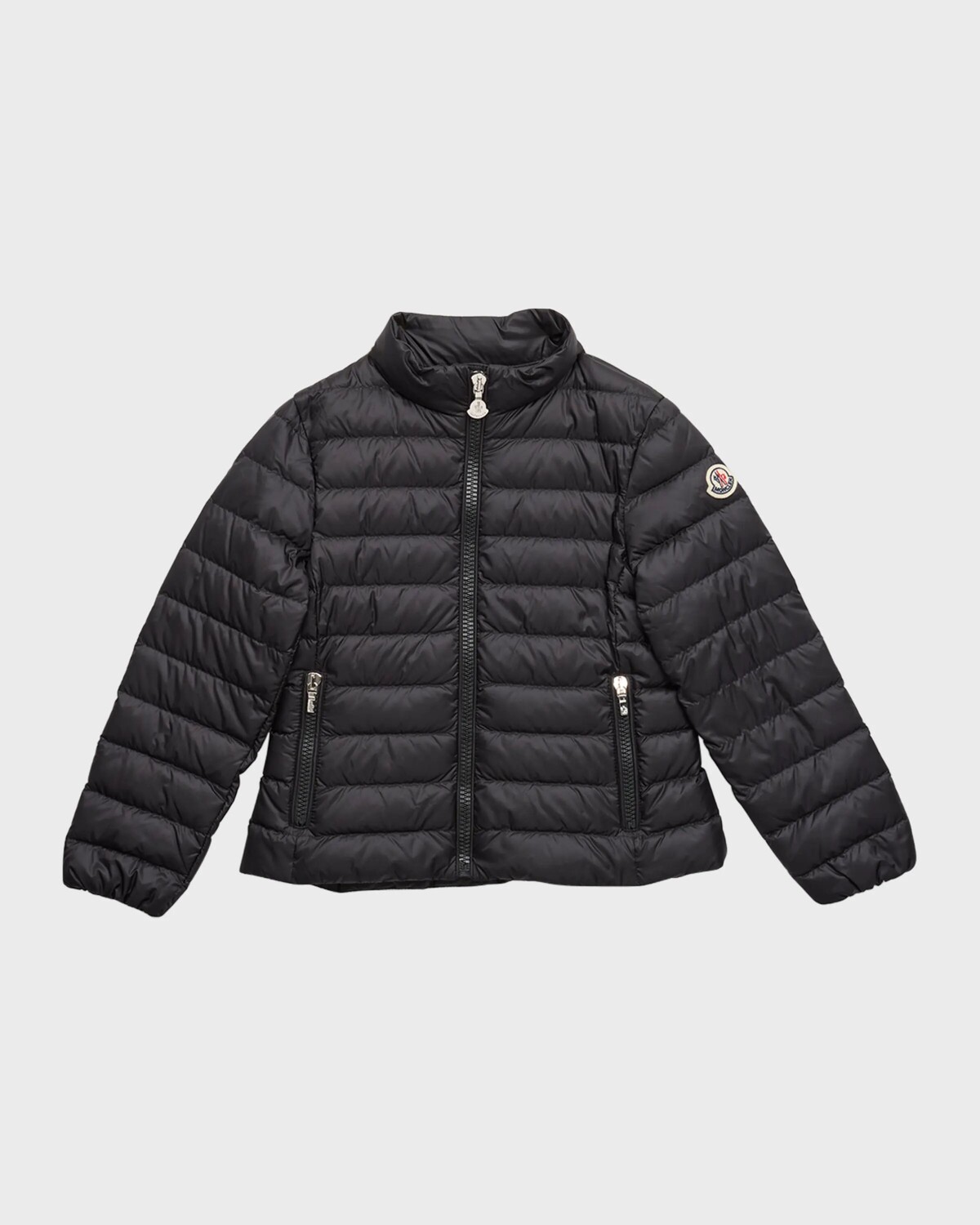 

Нейлоновый пуховик Kaukura для девочек Moncler, цвет Black, Черный, Нейлоновый пуховик Kaukura для девочек Moncler, цвет Black