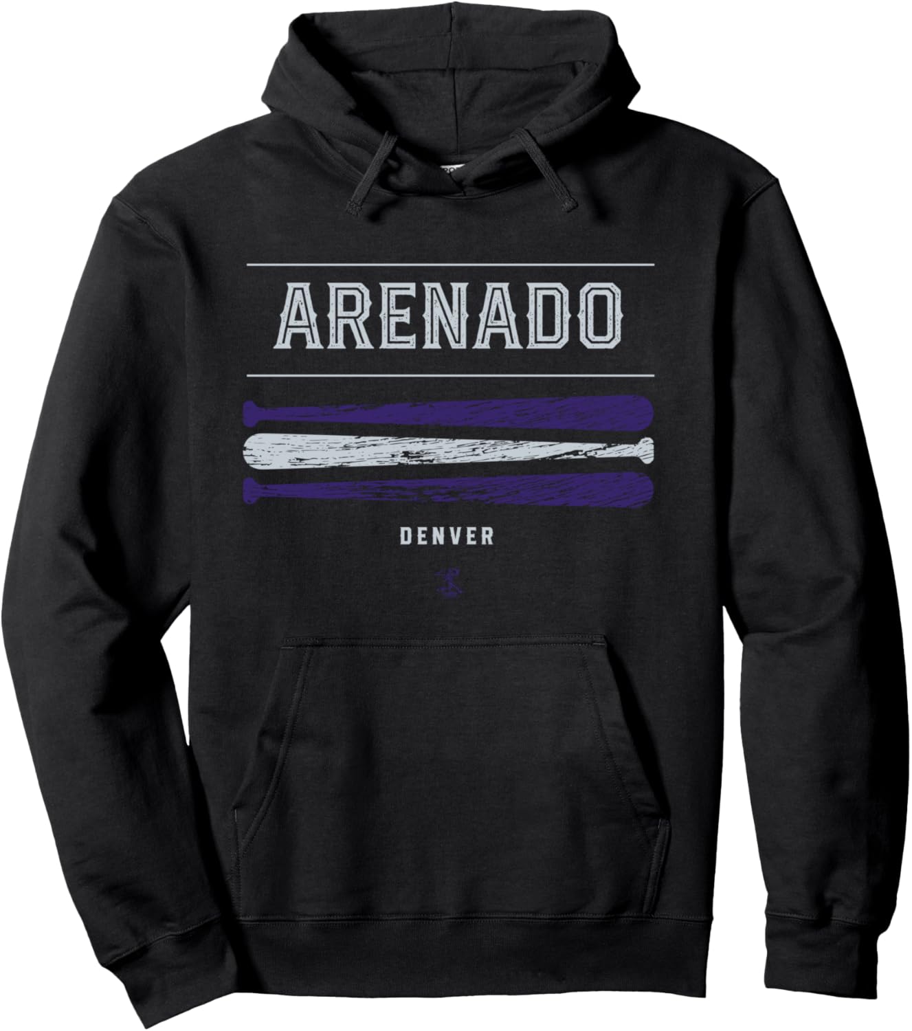 

Худи Nolan Arenado Vintage Baseball Bat Gum Day Ballpark Mvp, черный