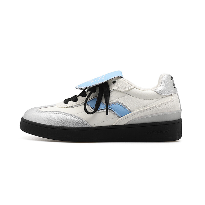 

Кроссовки Cat&Sofa Skateboarding Shoes Unisex Low-top Blue/Silver, синий
