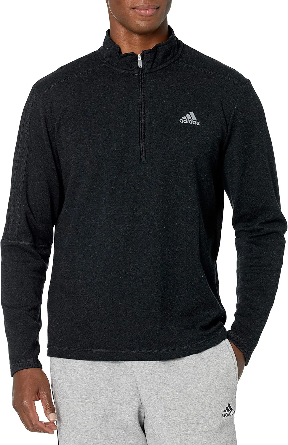 Adidas Golf мужская толстовка с молнией на четверть из переработанного полиэстера — фото 2