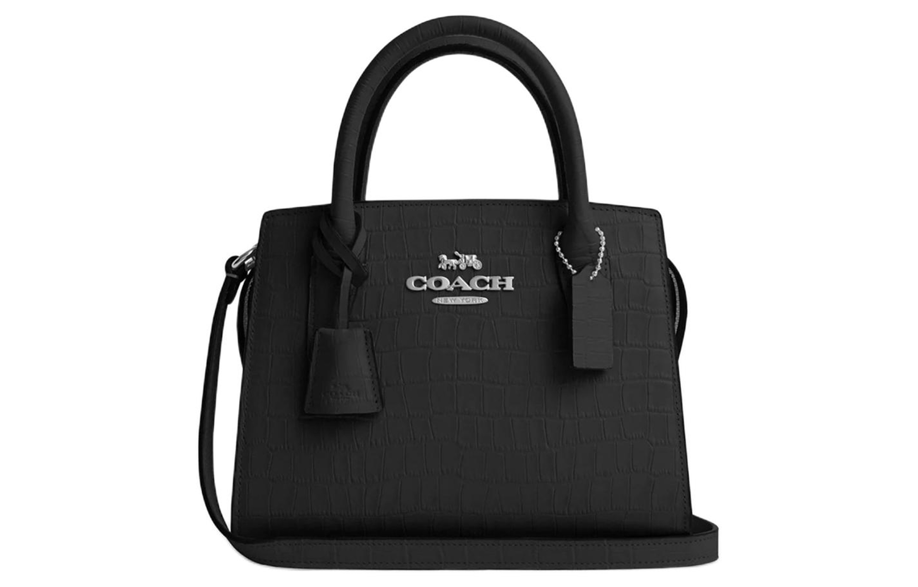 

COACH Кожаная сумка через плечо с крокодиловым тиснением