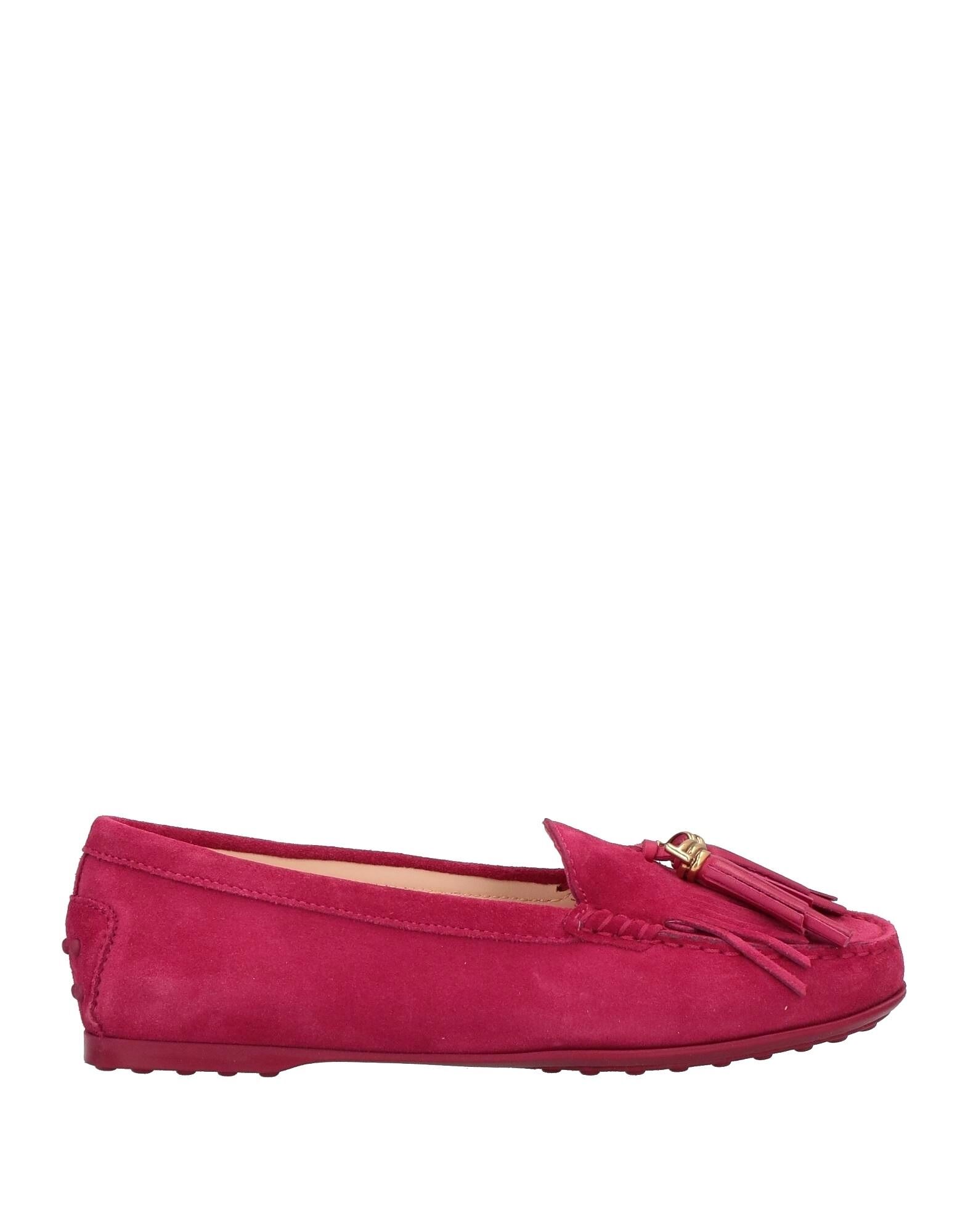 Лоферы Tod'S, гранатовый