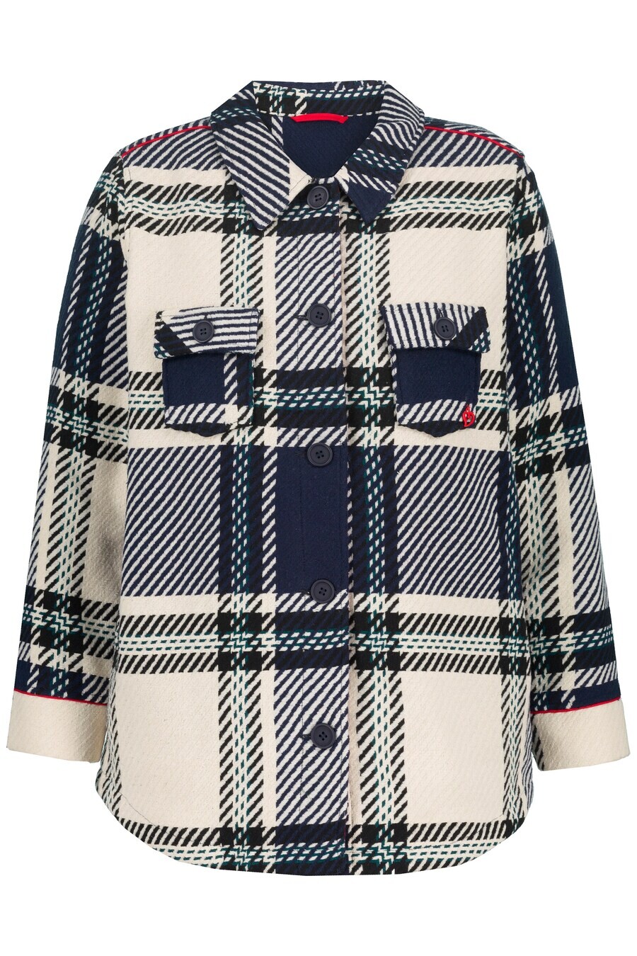 

Всесезонная куртка Ulla Popken Between-Season Jacket, цвет ecru/marine blue