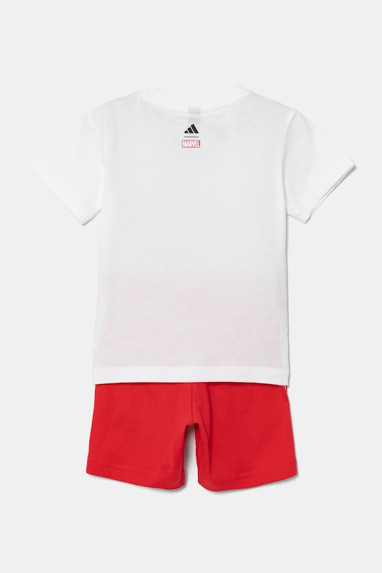Хлопковый комплект для малышей MRVL Adidas, красный — фото 2