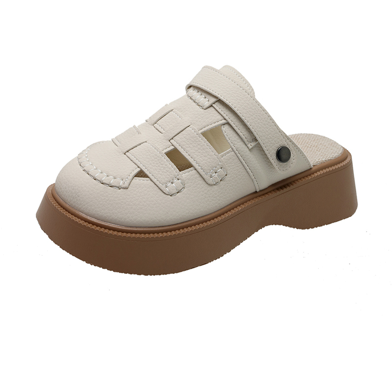 Сандалии с закрытым носком женские REIHUNG, Khaki