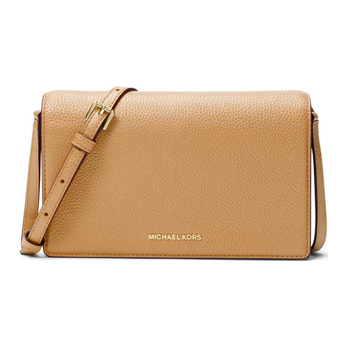 

MICHAEL KORS Кожаная сумка через плечо женская коричневая